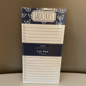 Rae Dunn - GROCERIES - note pad